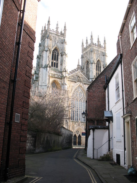 Photo of York Minster from Precentor's Court.